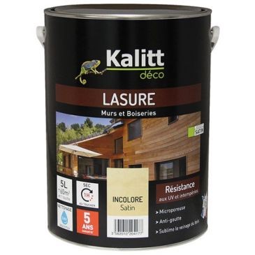 KALITT DECO Kalitt Lasure 5ans les modernes incolore satin  5l
