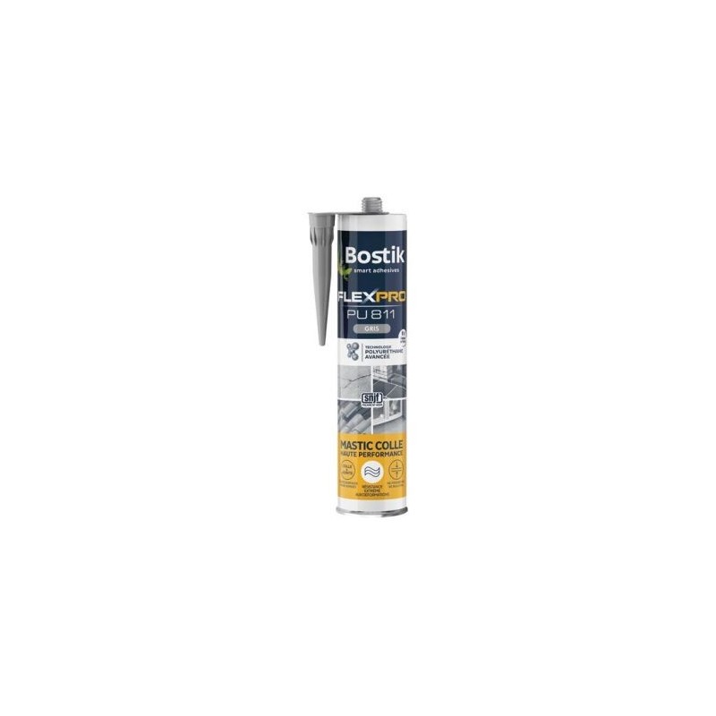 Bostik Mastic colle flexpro PU811 gris 300ml