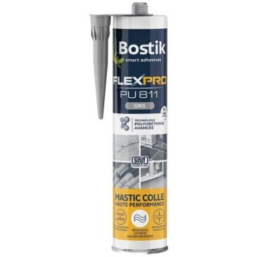 Bostik Mastic colle flexpro PU811 gris 300ml
