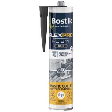 Bostik Mastic colle flexpro PU811 noir 300ml