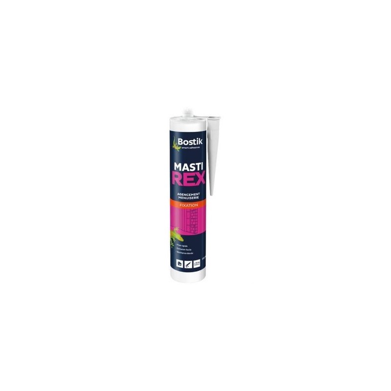 Bostik Mastic fixation menuiserie Mastirex cartouche 310ml pro