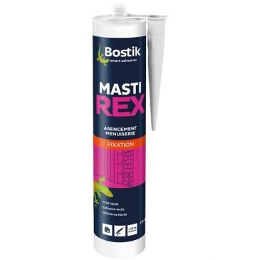 Bostik Mastic fixation menuiserie Mastirex cartouche 310ml pro