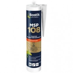 Bostik Mastic fixation MSP108 cartouche 290ml blanc pro - Image 3