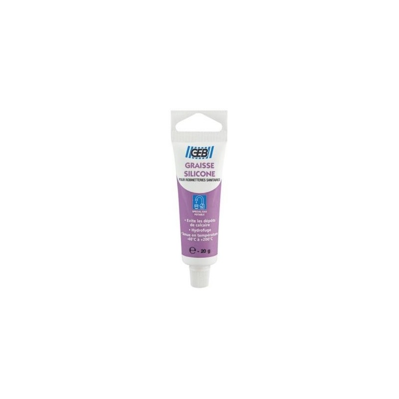 GEB Graisse silicone robinet blister 20ml