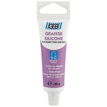 GEB Graisse silicone robinet blister 20ml