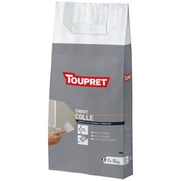 Toupret Enduit colle intérieur poudre 5kg blanc