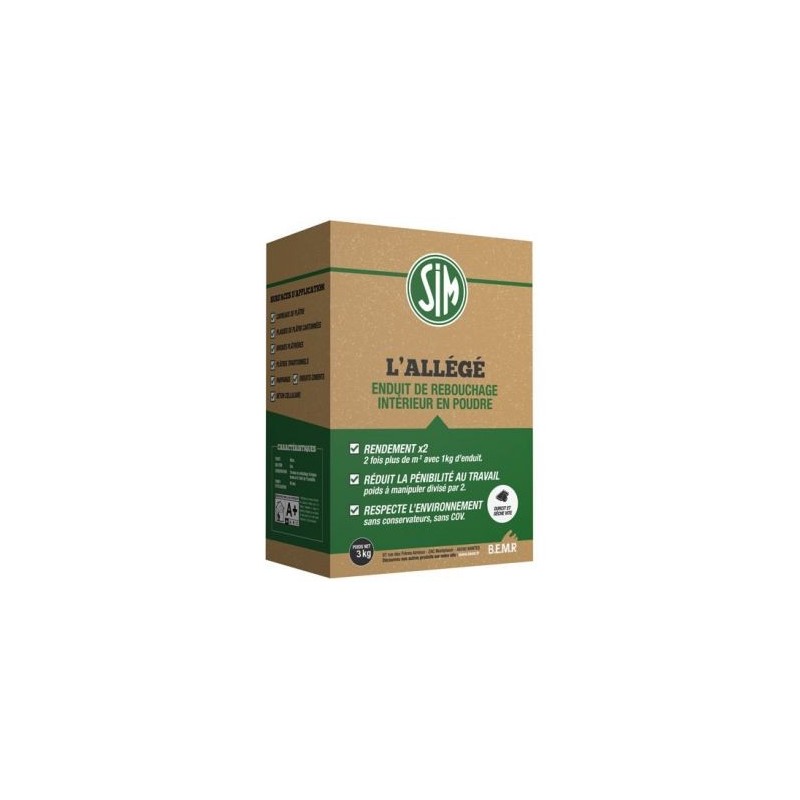 SIM Enduit l'allégé intérieur 3kg