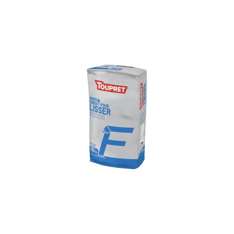 Toupret Enduit lissage intérieur pour finitions poudre 15kg