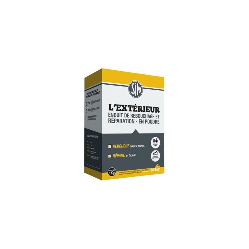 SIM Enduit Sim extérieur 1kg