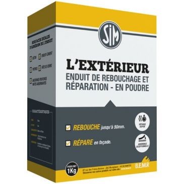 SIM Enduit Sim extérieur 1kg