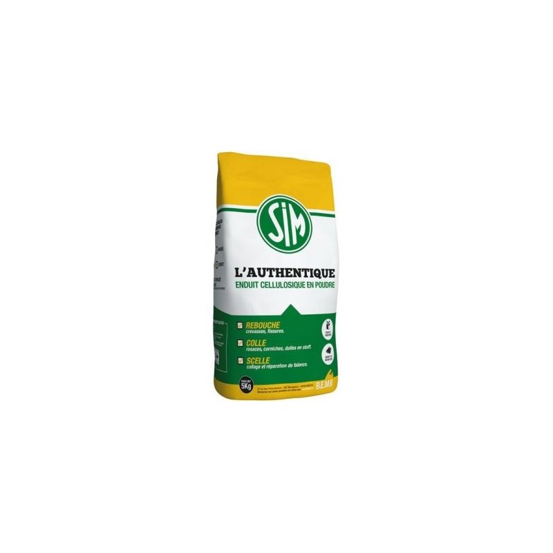 SIM Enduit rebouchage 5kg Sim L'authentique