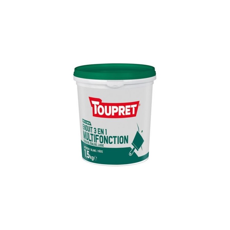 Toupret Enduit 3 en 1 multifonction pâte 1.5 kg
