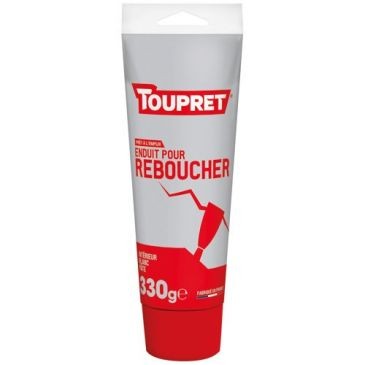 Toupret Enduit rebouchage intérieur pâte blanc 330g