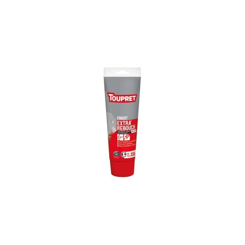 TOUPRET S.A Enduit rebouchage intérieur pâte 330g blanc