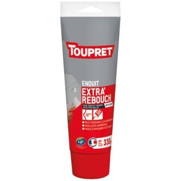 TOUPRET S.A Enduit rebouchage intérieur pâte 330g blanc
