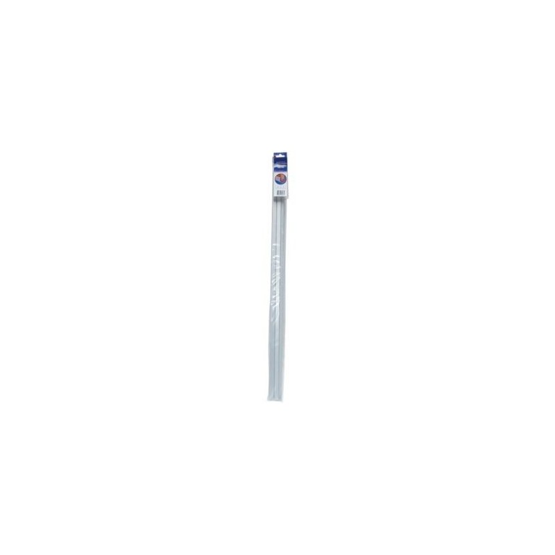 MISTRAL Bas de porte à clips 103cm anodisé argent