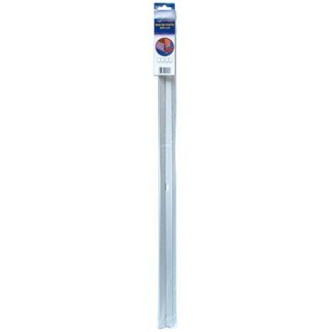 MISTRAL Bas de porte à clips 83cm anodisé argent