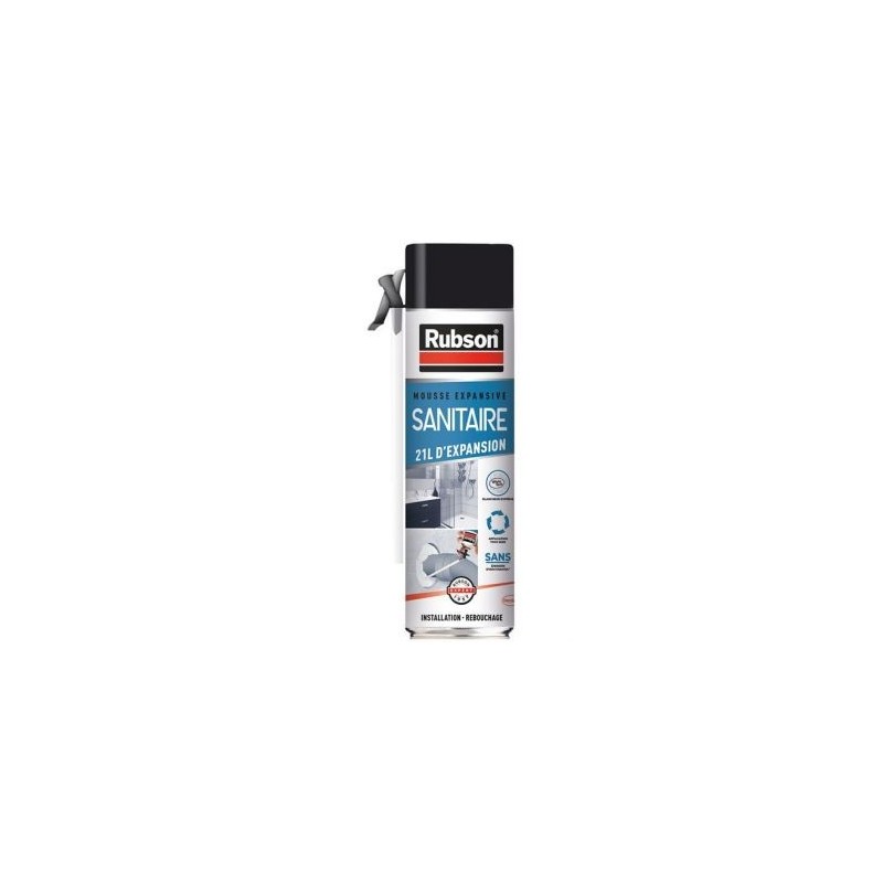 Rubson Mousse expansive sanitaire 21l rubson 500ml