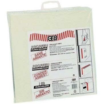 GEB Propfeu plaque isolation 500x500mm épaisseur 4mm