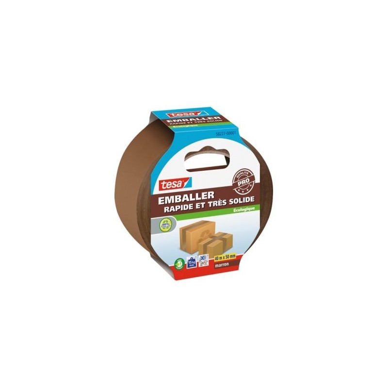 Tesa Premium écologo emballer fermer carton brun 40mx50mm