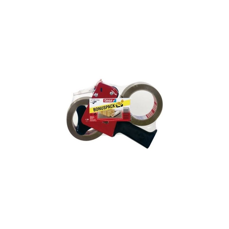 Tesa Promo emballage dérouleur PP 66mx50mm x2