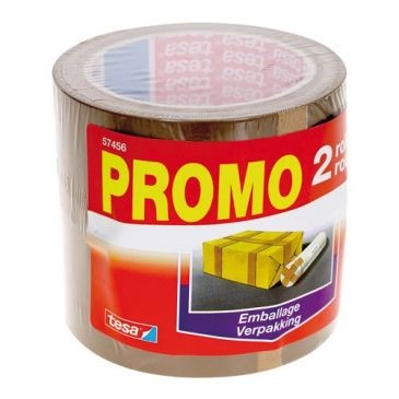 Tesa Promo emballage PP 66mx50mm x2