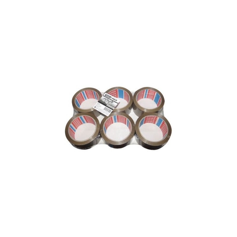 Tesa Promo emballage universal PP brun 66mx50mm lot de 6