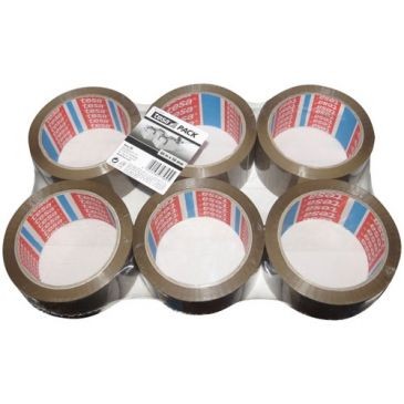 Tesa Promo emballage universal PP brun 66mx50mm lot de 6