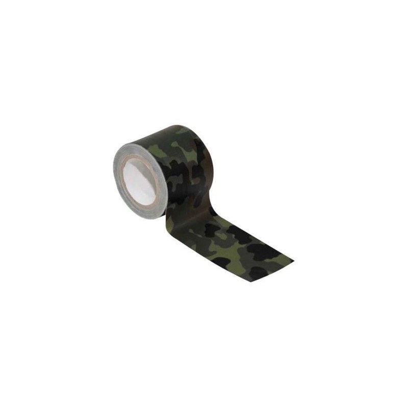 Geko Adhésif toile 50mmx25m camouflage USA