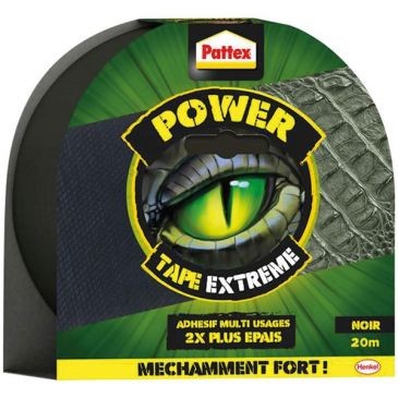 Pattex Pattex power tape extrême noir 20m