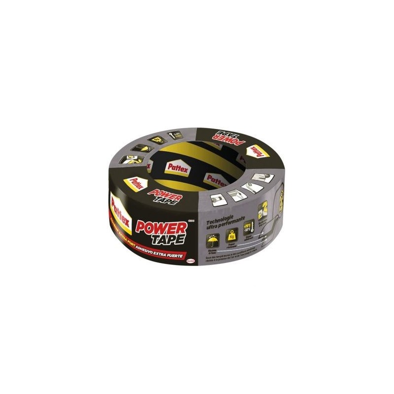Pattex Pattex adhésif Power tape gris étui 50m x 50mm