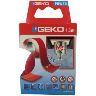 Geko Adhésif double face extra fort 19mmx1.5m