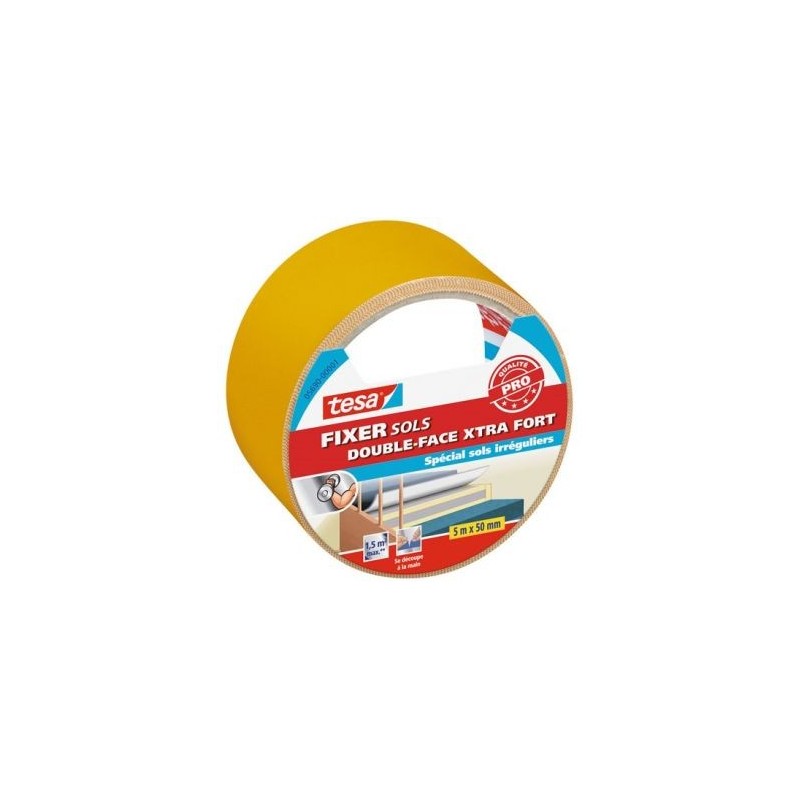 Tesa Classic fixation sol double face moquette extrafort 5mx50mm