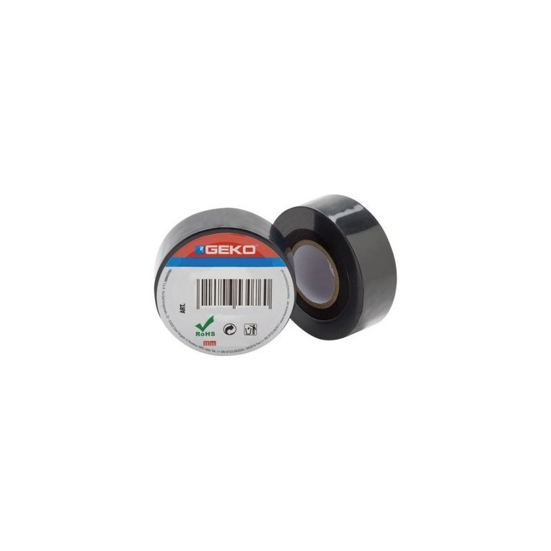 Geko Adhésif multi usages 50mmx25m noir