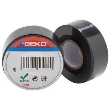 Geko Adhésif multi usages 50mmx25m noir