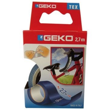 Geko Adhésif tissu plastifié 19mmx2.7m bleu