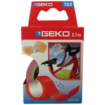 Geko Adhésif tissu plastifié 19mmx2.7m rouge