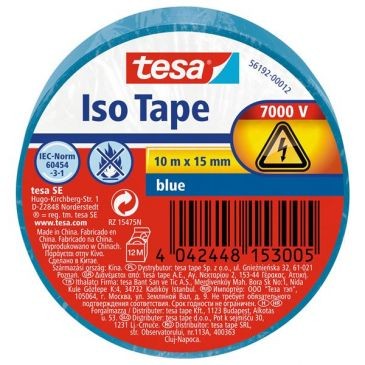Tesa Isolation électrique bleu 10mx15mm