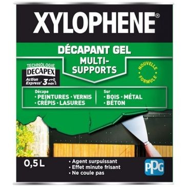 PPG DYRUP GSA/GSB Xylophène décapant gel multi support 0.5l incolore