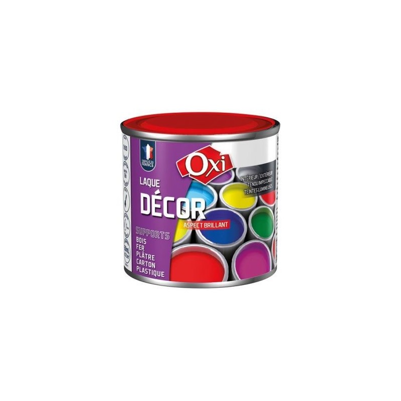 OXI Laque décor 60ml rouge coquelicot