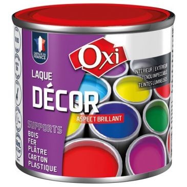OXI Laque décor 60ml rouge coquelicot
