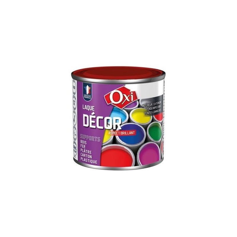 OXI Laque décor 60ml rouge rubis