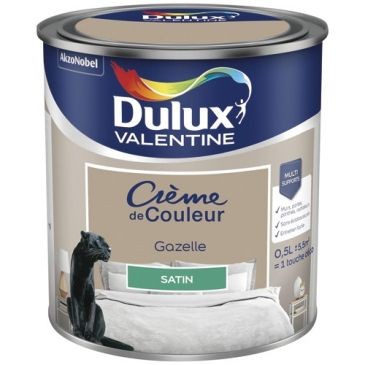 Dulux Valentine Valentine crème de couleur satin 0.5l gazelle