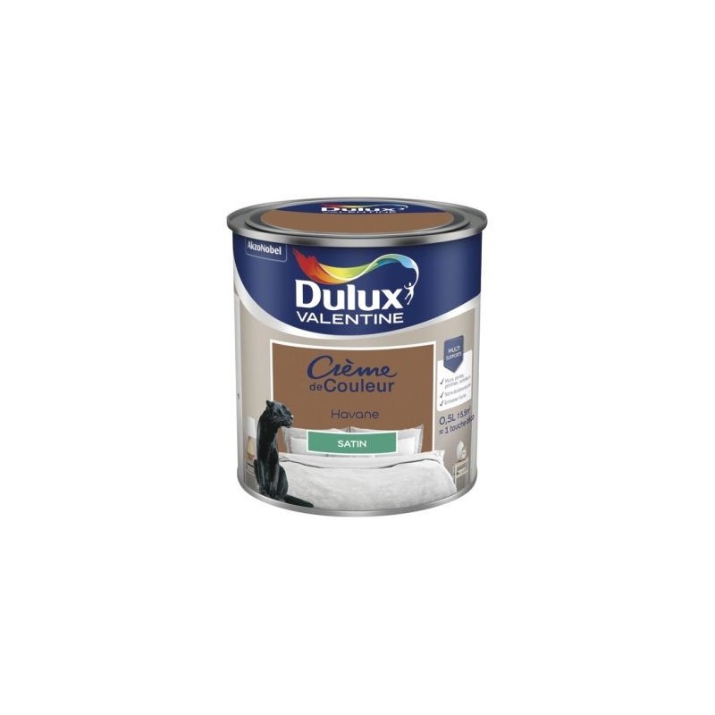 Dulux Valentine Valentine crème de couleur satin 0.5l havane