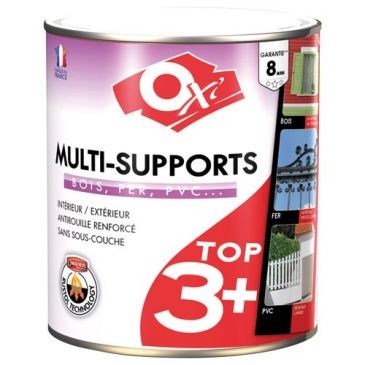 OXI Peinture TOP 3 bois fer pvc satin 2.5L vert olivier