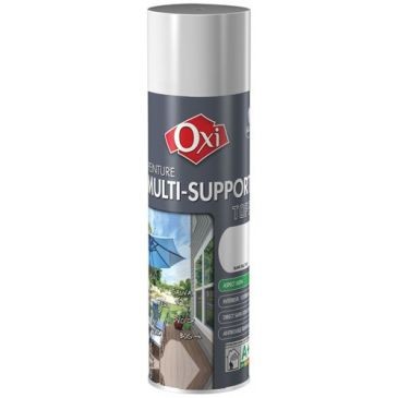 OXI Peinture top 3 multi supports satin 400ml aluminium