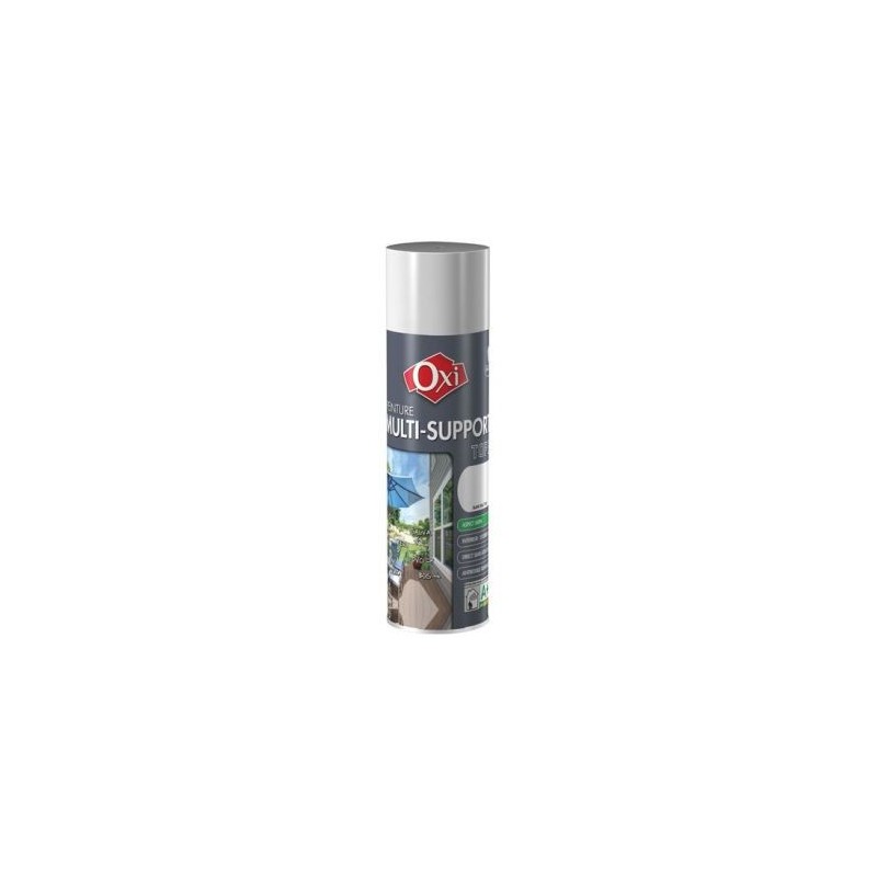 OXI Peinture top 3 multi supports satin 400ml brun