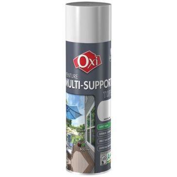 OXI Peinture top 3 multi supports satin 400ml brun