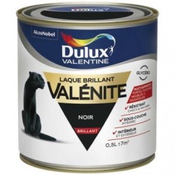 Dulux Valentine Laque valenite brillant 0.5L noir - Image 3