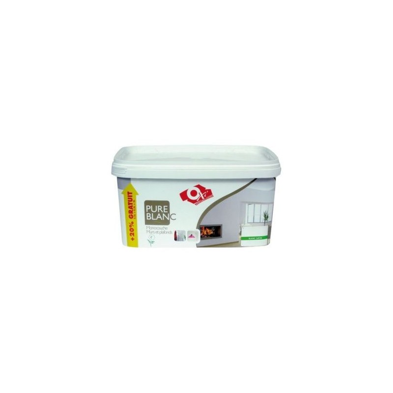 OXI Monocouche pure blanc satin 3l acrylsat3